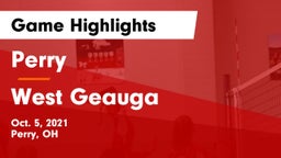 Perry  vs West Geauga  Game Highlights - Oct. 5, 2021
