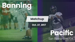 Matchup: Banning  vs. Pacific  2017