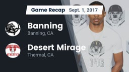 Recap: Banning  vs. Desert Mirage  2017