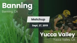 Matchup: Banning  vs. Yucca Valley  2019