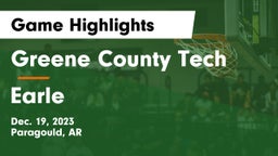 Greene County Tech  vs Earle Game Highlights - Dec. 19, 2023