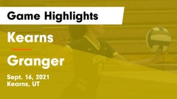 Kearns  vs Granger  Game Highlights - Sept. 16, 2021