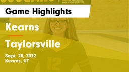 Kearns  vs Taylorsville  Game Highlights - Sept. 20, 2022