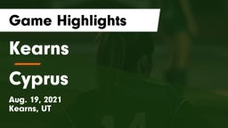 Kearns  vs Cyprus Game Highlights - Aug. 19, 2021