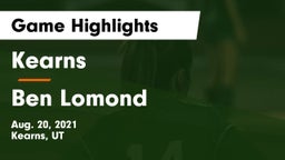 Kearns  vs Ben Lomond Game Highlights - Aug. 20, 2021