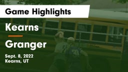 Kearns  vs Granger  Game Highlights - Sept. 8, 2022