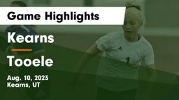 Kearns  vs Tooele  Game Highlights - Aug. 10, 2023