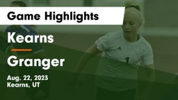 Kearns  vs Granger  Game Highlights - Aug. 22, 2023