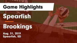 Spearfish  vs Brookings  Game Highlights - Aug. 31, 2019