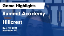 Summit Academy  vs Hillcrest   Game Highlights - Dec. 10, 2021