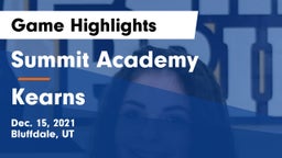 Summit Academy  vs Kearns  Game Highlights - Dec. 15, 2021