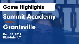 Summit Academy  vs Grantsville  Game Highlights - Dec. 16, 2021