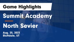 Summit Academy  vs North Sevier  Game Highlights - Aug. 25, 2023