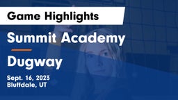 Summit Academy  vs Dugway  Game Highlights - Sept. 16, 2023