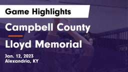 Campbell County  vs Lloyd Memorial  Game Highlights - Jan. 12, 2023