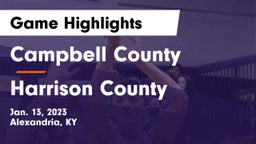 Campbell County  vs Harrison County  Game Highlights - Jan. 13, 2023