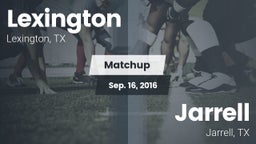 Matchup: Lexington High vs. Jarrell  2016
