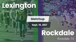 Matchup: Lexington High vs. Rockdale  2017