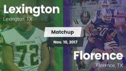 Matchup: Lexington High vs. Florence  2017