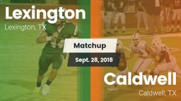 Matchup: Lexington High vs. Caldwell  2018