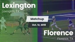 Matchup: Lexington High vs. Florence  2018