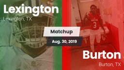 Matchup: Lexington High vs. Burton  2019
