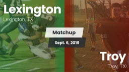 Matchup: Lexington High vs. Troy  2019