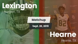 Matchup: Lexington High vs. Hearne  2019