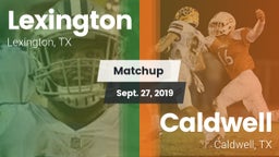 Matchup: Lexington High vs. Caldwell  2019