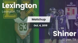 Matchup: Lexington High vs. Shiner  2019