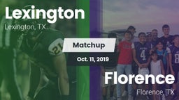 Matchup: Lexington High vs. Florence  2019