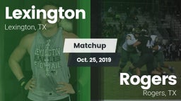 Matchup: Lexington High vs. Rogers  2019