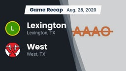 Recap: Lexington  vs. West  2020