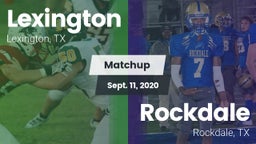 Matchup: Lexington High vs. Rockdale  2020