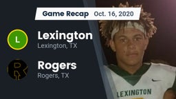 Recap: Lexington  vs. Rogers  2020