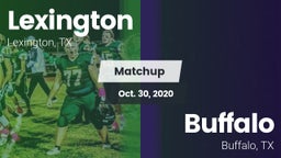 Matchup: Lexington High vs. Buffalo  2020
