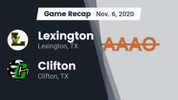 Recap: Lexington  vs. Clifton  2020