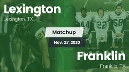 Matchup: Lexington High vs. Franklin  2020