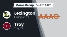 Recap: Lexington  vs. Troy  2022