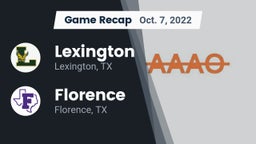 Recap: Lexington  vs. Florence  2022
