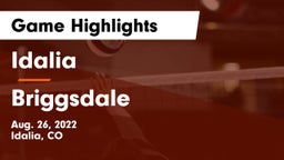 Idalia  vs Briggsdale Game Highlights - Aug. 26, 2022