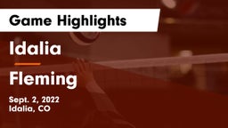 Idalia  vs Fleming  Game Highlights - Sept. 2, 2022