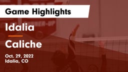Idalia  vs Caliche  Game Highlights - Oct. 29, 2022