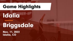 Idalia  vs Briggsdale  Game Highlights - Nov. 11, 2022