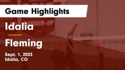 Idalia  vs Fleming  Game Highlights - Sept. 1, 2023