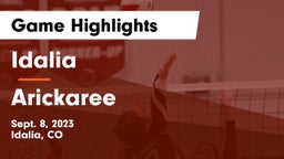 Idalia  vs Arickaree Game Highlights - Sept. 8, 2023