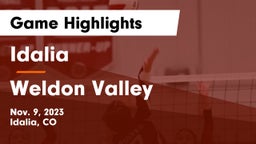 Idalia  vs Weldon Valley Game Highlights - Nov. 9, 2023