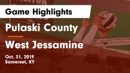 Pulaski County  vs West Jessamine  Game Highlights - Oct. 31, 2019