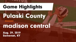 Pulaski County  vs madison central Game Highlights - Aug. 29, 2019