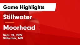 Stillwater  vs Moorhead  Game Highlights - Sept. 24, 2022